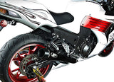 M4 Exhaust Black Retro-Drag Slip Ons 2008-2011 ZX14 KA9822