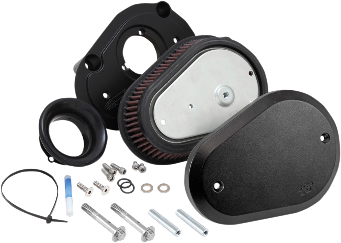 K & N Flare Intake Kit - Black - Twin Cam RK-3932B