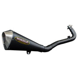 Hindle  exhaust grom 2014-2016 evo megaphone system - black ceramic