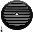 JOKER MACHINE Finned Air Cleaner Cover - Black 02-220-1