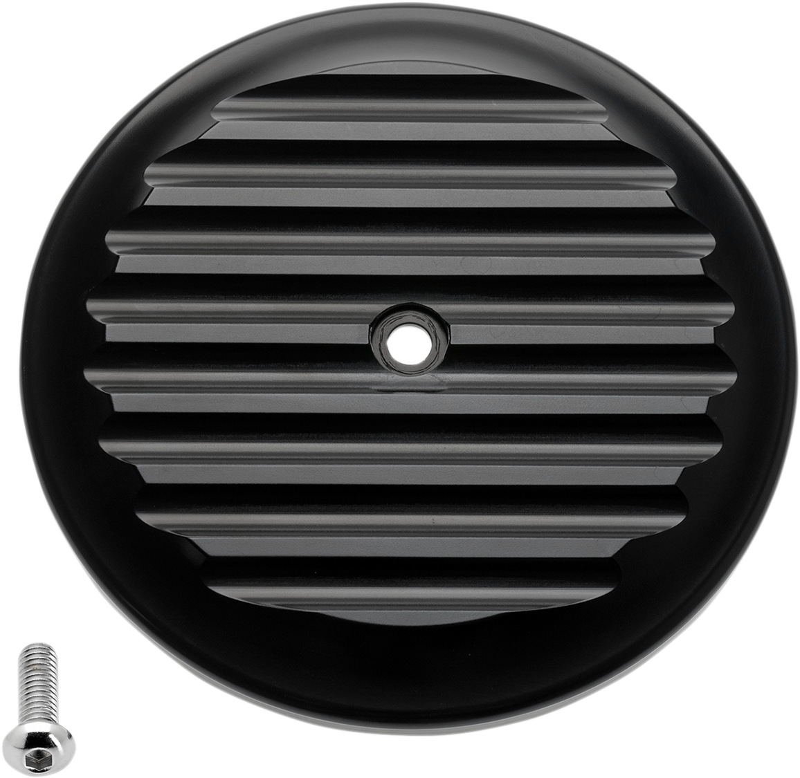 JOKER MACHINE Finned Air Cleaner Cover - Black 02-220-1