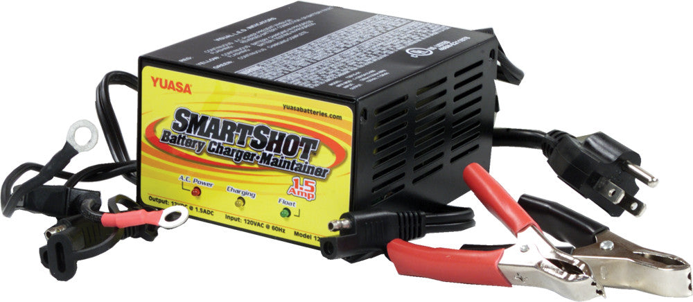 YUASA 12v 1.5 Amp 5 Stage Charger YUA1201501