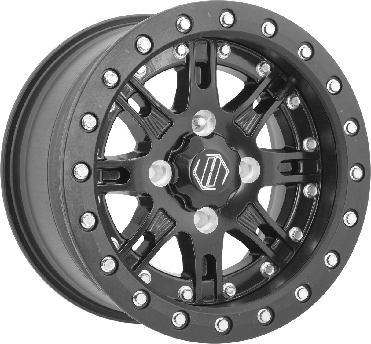 HIPER Desert Rat Wheel Black 14x6 4/110 4+2 1460-YDRBK-42-SBL-BK