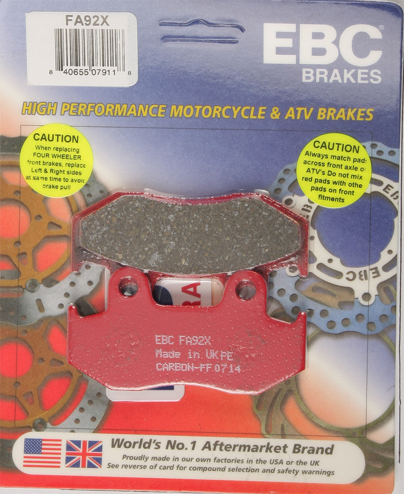 EBC Brake Pads Fa92x Carbon X Series FA92X