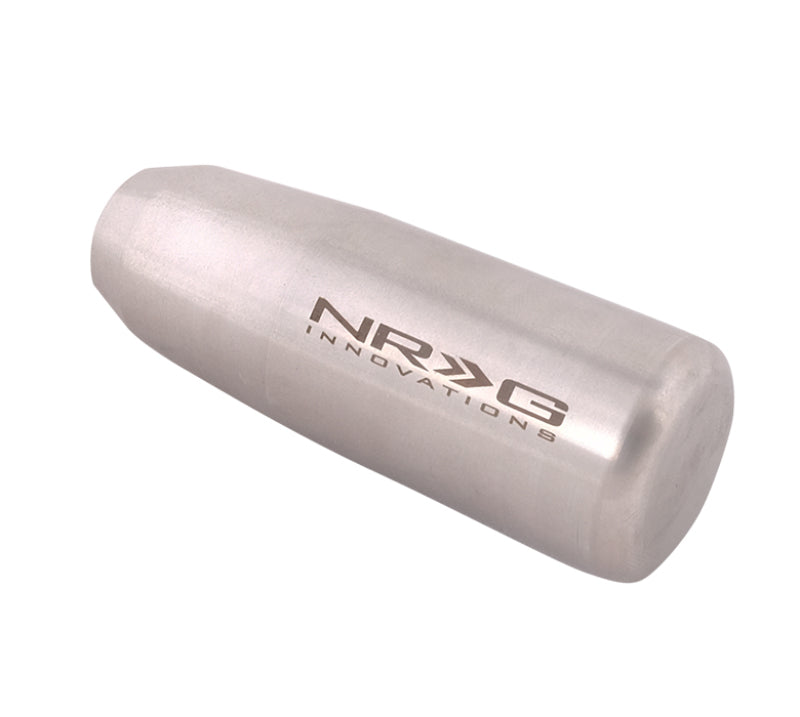 NRG Universal Short Shifter Knob - 3.5in. Length / Heavy Weight .85Lbs. - Silver SK-450SL