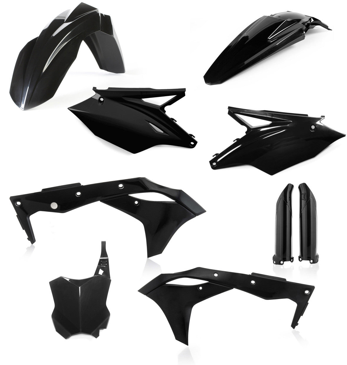 ACERBIS Full Plastic Kit Black 2685820001