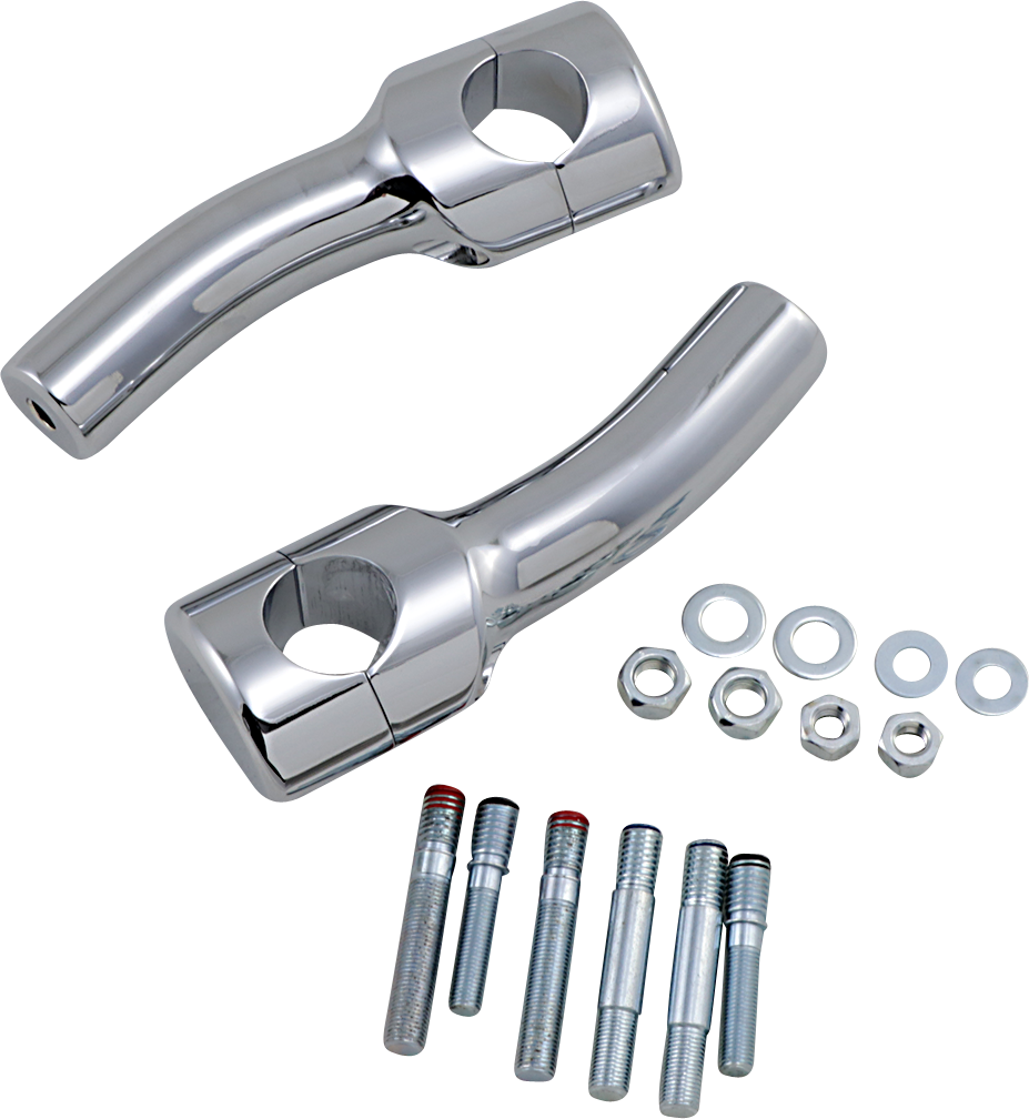 DRAG SPECIALTIES Risers - Big Buffalo - Pullback - 5-1/2" - Chrome 0602-0469