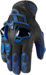 ICON Hypersport™ Short Gloves - Blue - Large 3301-3541