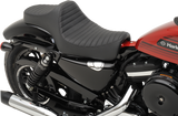 DRAG SPECIALTIES Predator III Seat - Classic Stitch - '04-'22 XL NO RUBBER BUMPERS 0804-0730