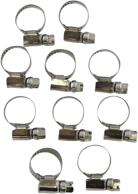 Parts Unlimited Embossed Hose Clamp - 10-16 Mm T03-6252-10