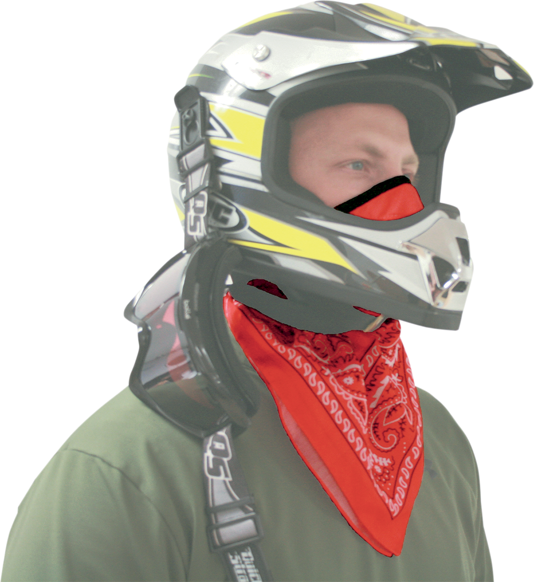 ATV-TEK Bandana Dust Mask - Red BDMRED