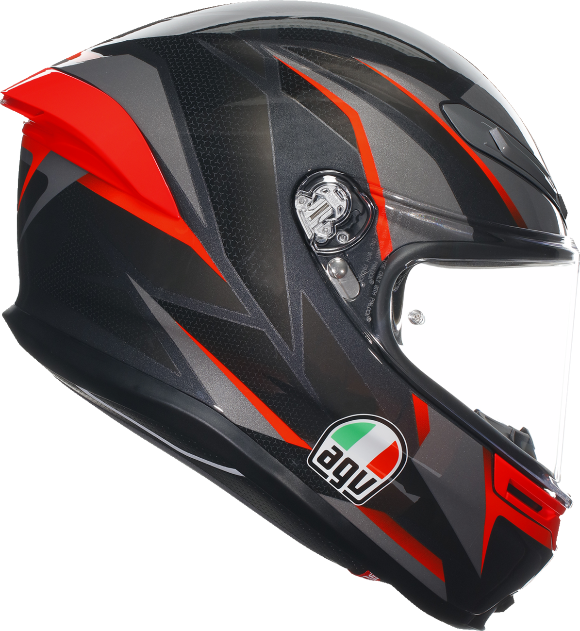 AGV K6 S Helmet - Slashcut - Black/Gray/Red - XL 2118395002014XL