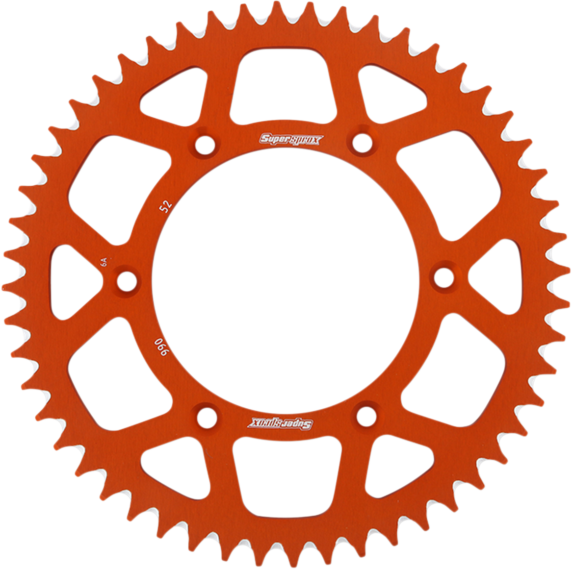 SUPERSPROX Rear Sprocket - Orange - KTM/Husqvarna/Husaberg - 52 Tooth RAL-990-52-ORG