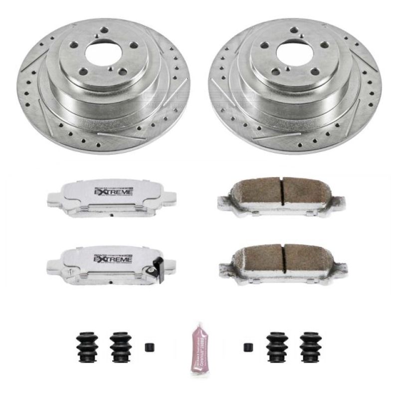 Power Stop 03-06 Subaru Baja Rear Z26 Street Warrior Brake Kit