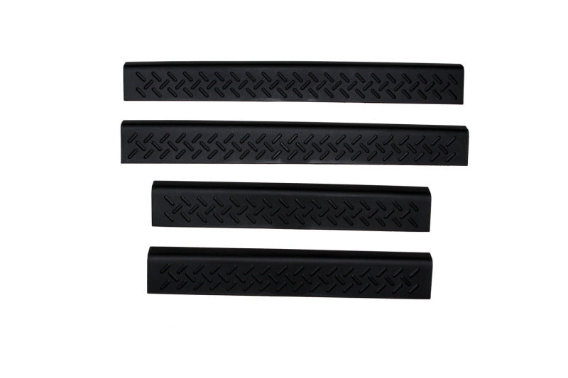 AVS 04-08 Ford F-150 Supercab Stepshields Door Sills 4pc - Black 91907