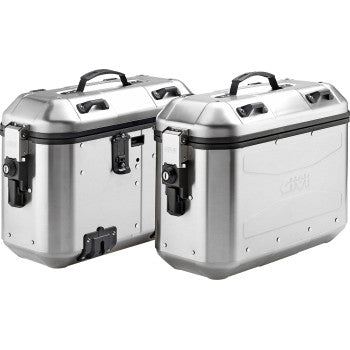 GIVI Dolomiti Monokey Side Cases - 36L - Silver DLMK36APACK2