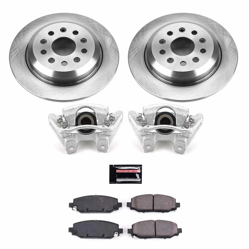 Power Stop 18-19 Jeep Wrangler Rear Autospecialty Brake Kit w/Calipers