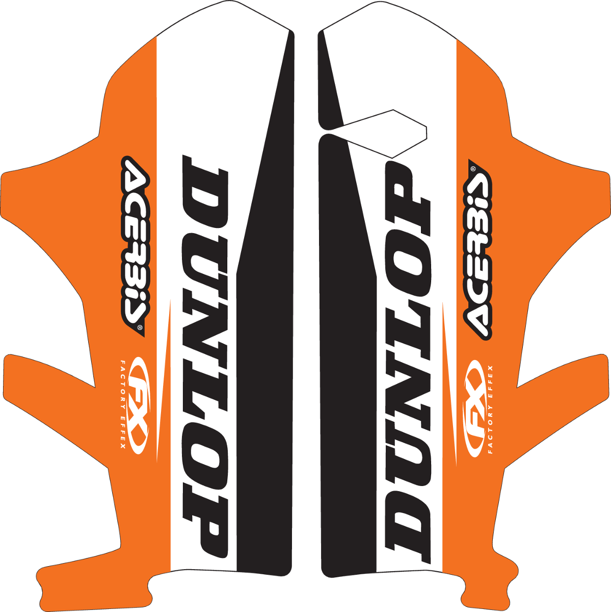 FACTORY EFFEX Fork Guard Graphic - KTM 17-40570