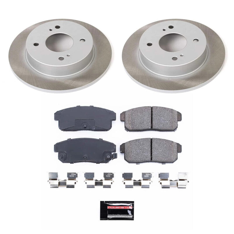 Power Stop 01-06 Nissan Sentra Rear Semi-Coated Rotor Kit