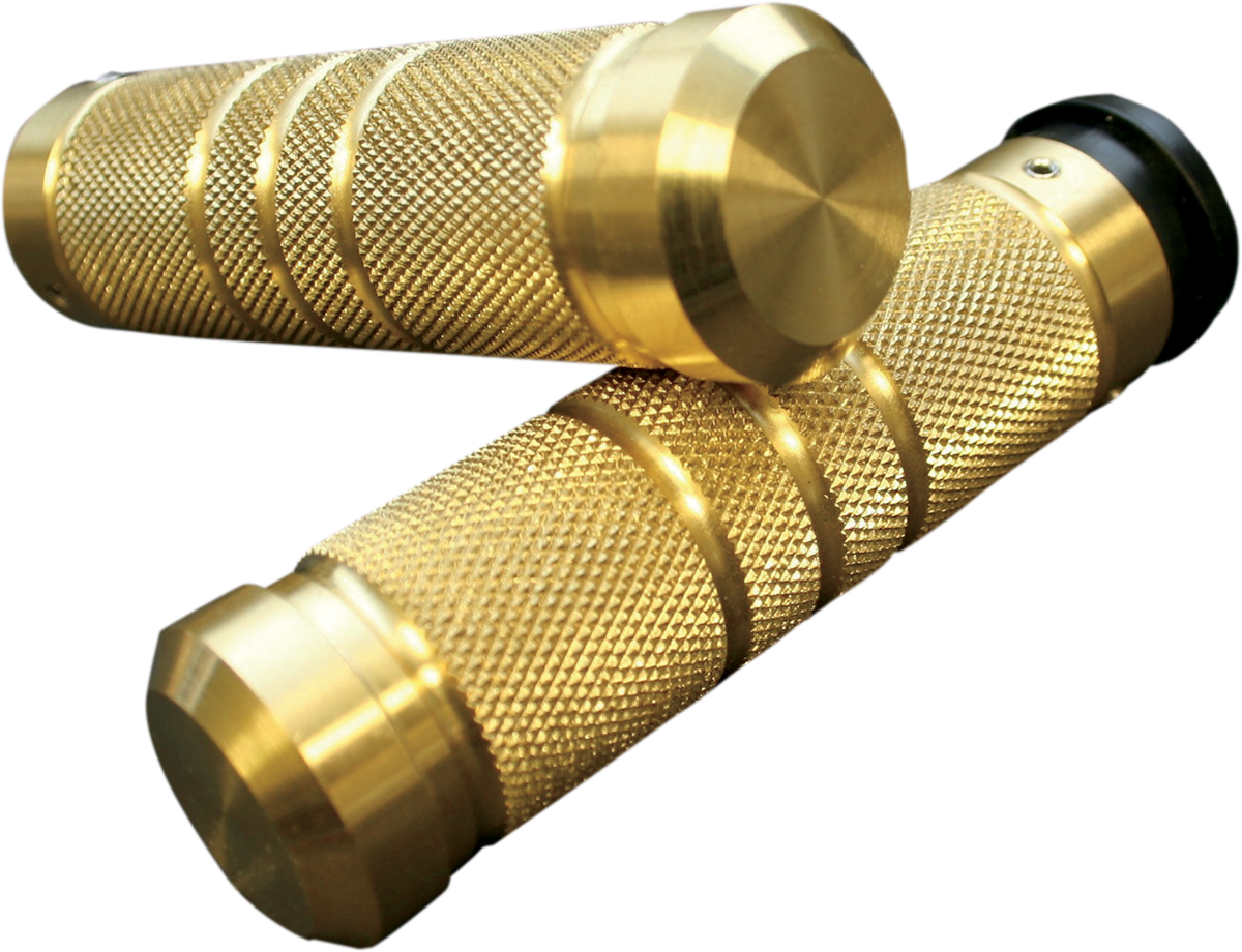 ACCUTRONIX Grips - Knurled - Grooved - TBW - Brass GR101-KG5