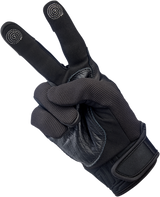 BILTWELL Baja Gloves - Black Out - Large 1508-0101-304