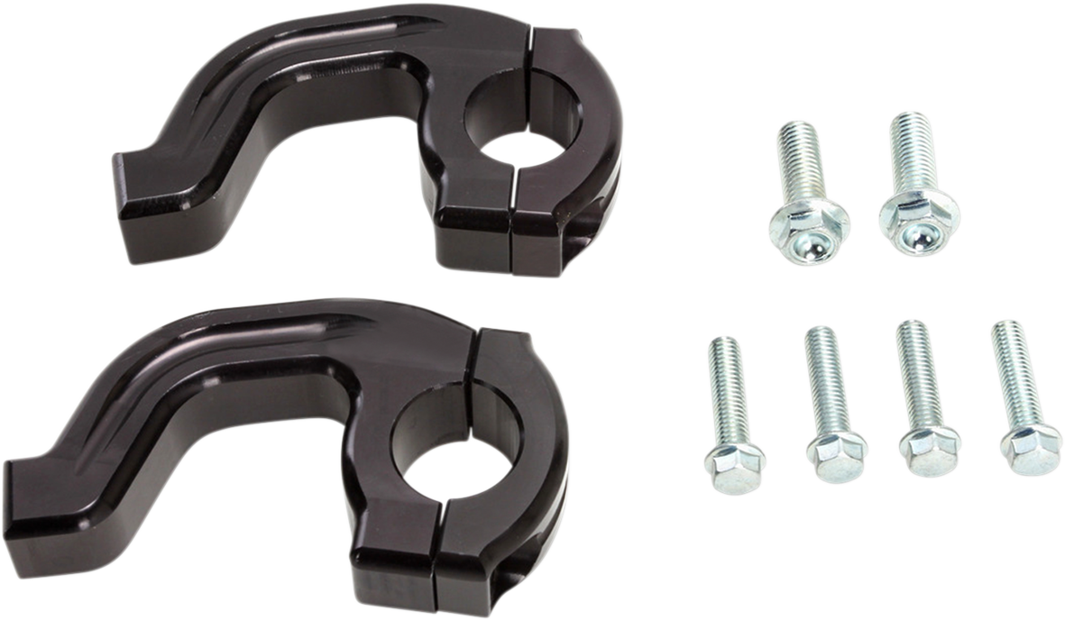 MOOSE RACING Handguard Clamp - Contour - 7/8" - Black 50-232B