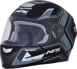 AFX FX-99 Helmet - Recurve - Matte Black/Gray - Small 0101-11136