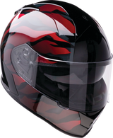 Z1R Warrant Helmet - Panthera - Black/Red - Small 0101-15206