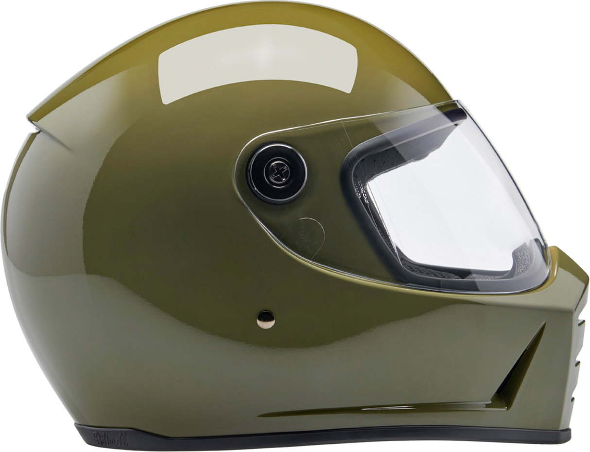 BILTWELL Lane Splitter Helmet - Gloss Olive Green - XL 1004-154-505