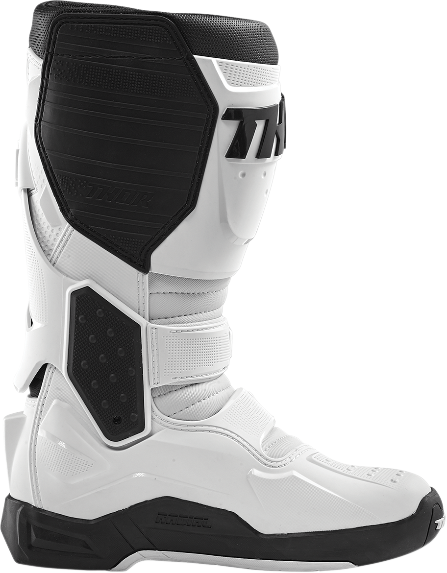 THOR Radial Boots Replacement Outsoles - Black/White - Size 11 3430-0898