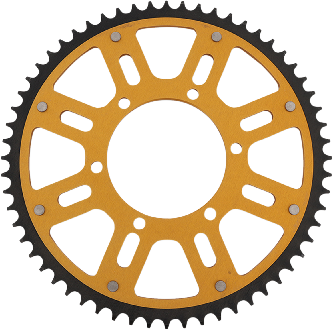 SUPERSPROX Stealth Rear Sprocket - 60 Tooth - Gold - Kawasaki/Yamaha/Suzuki RST-486-60-GLD