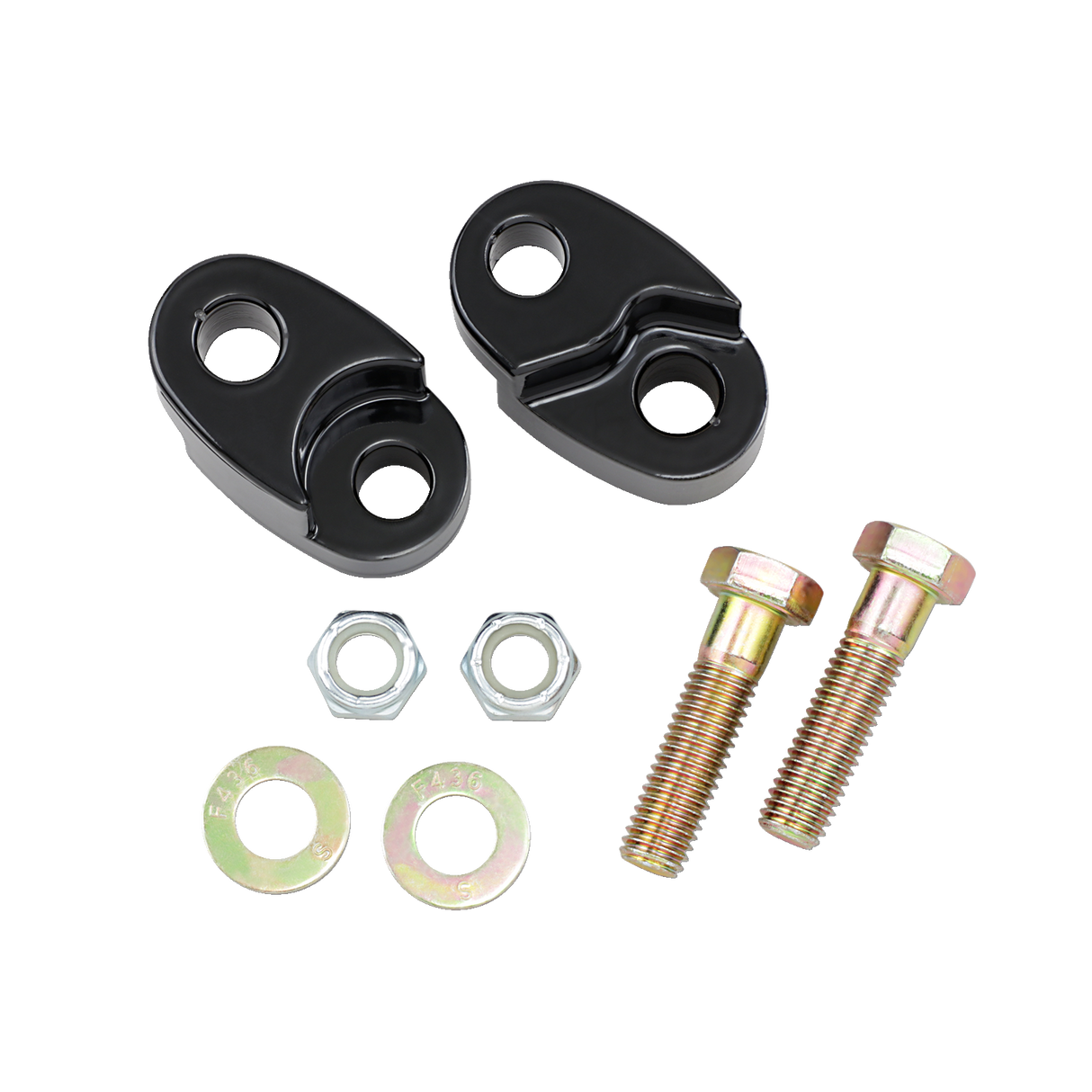 BARON Rear Suspension Lift Kit - Black - Raises 1" BA-7550-00B