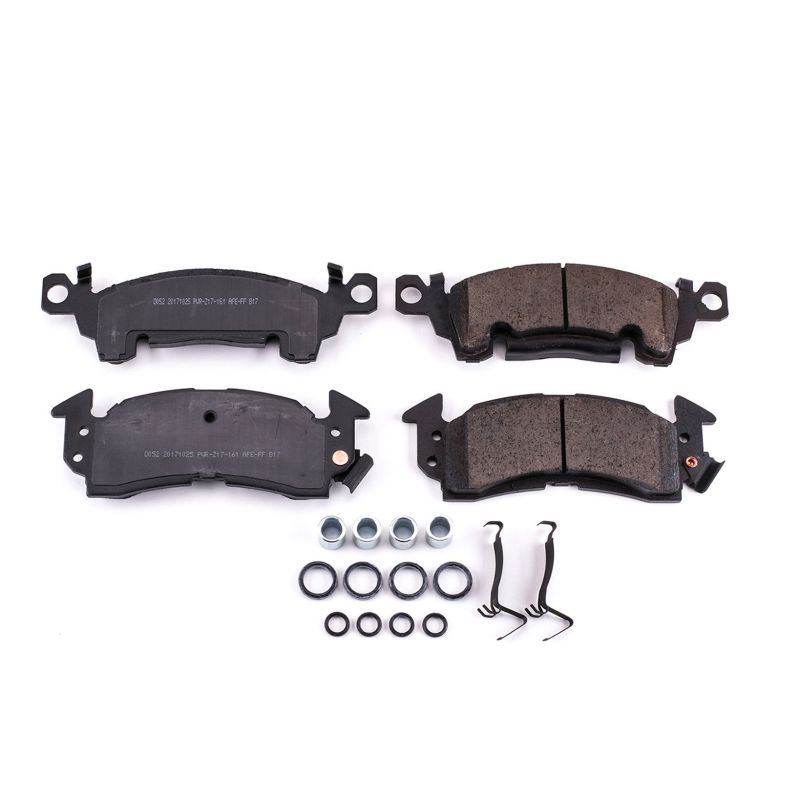 Power Stop 73-75 Buick Apollo Front or Rear Z17 Evolution Ceramic Brake Pads w/Hardware 17-052