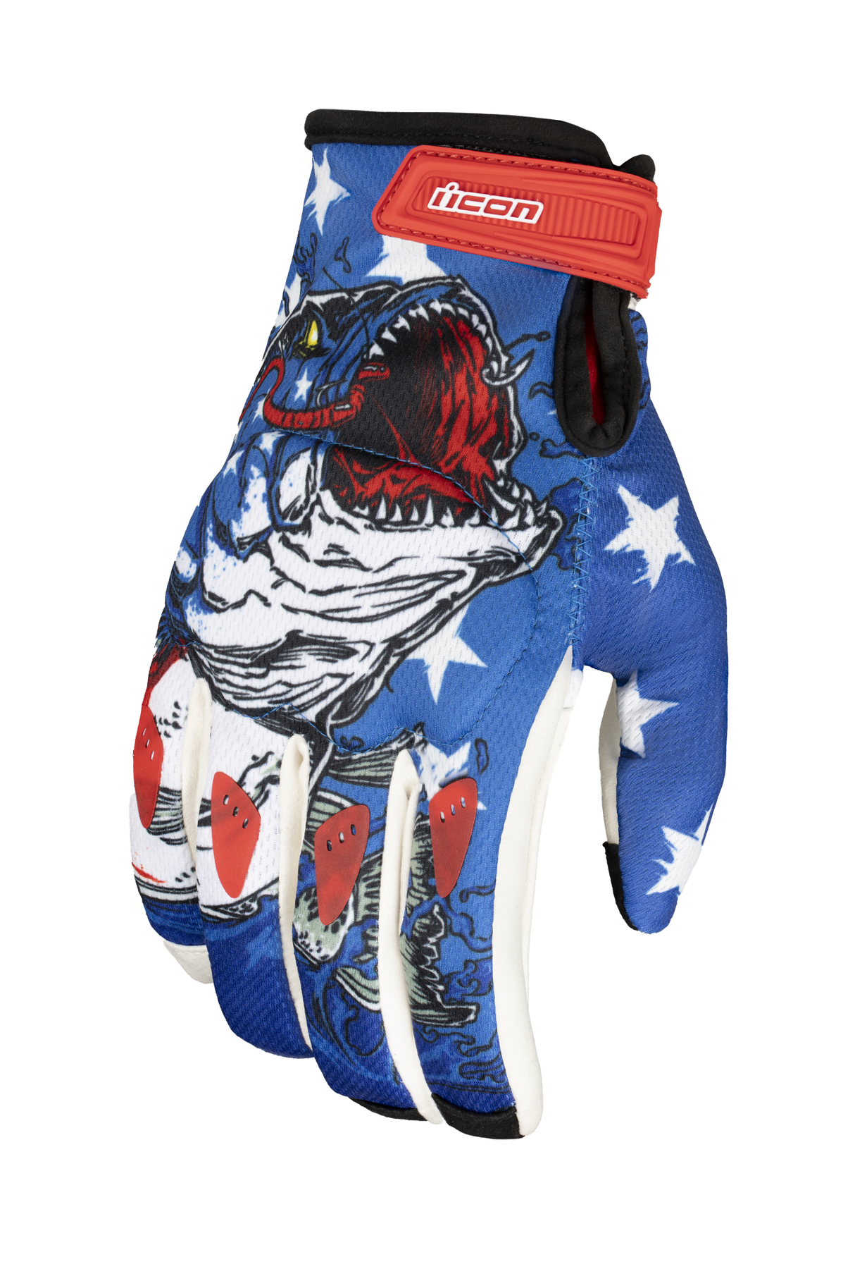 ICON Hooligan Basstard™ Gloves - Blue - Small 33014833