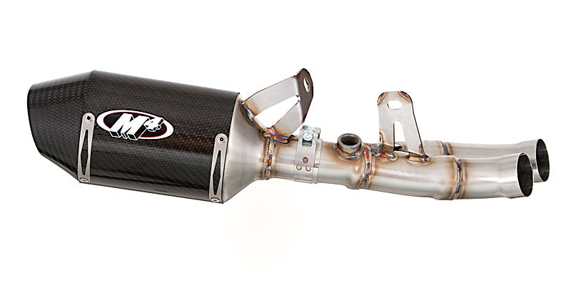 M4 Exhaust Carbon Fiber Street Slayer Slip On w/ Muller Box Elim. 2006-2020 R6 YA6624-MBE