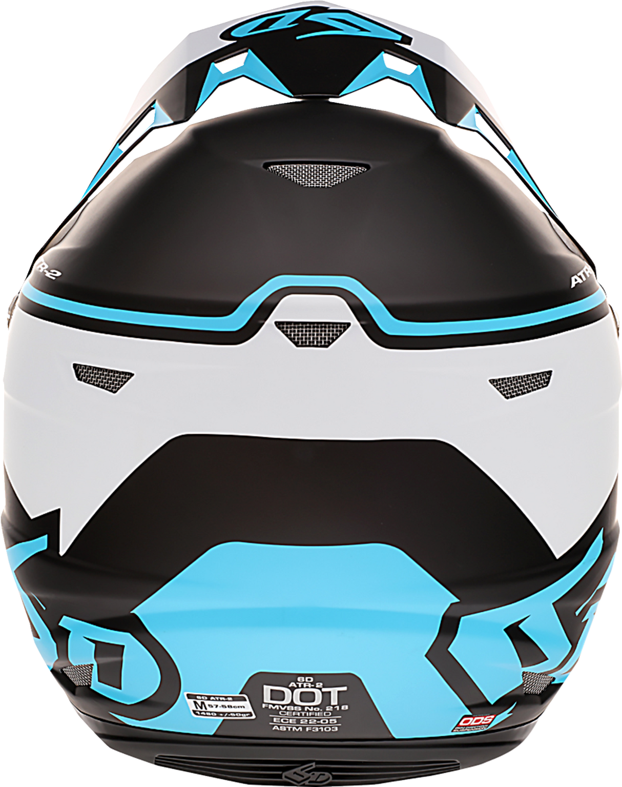 6D ATR-2 Helmet - Drive - Cyan - Small 12-2725