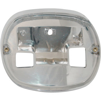 CUSTOM DYNAMICS Taillight Baseplate - Chrome TL-BASE-18ST-C