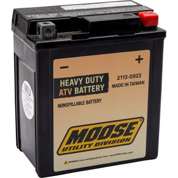 MOOSE UTILITY AGM Battery - YTX7L  Factory-Activated AGM Maintenance  MOOM727BS