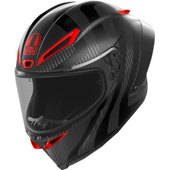 AGV Pista GP RR Helmet - Intrepido - Matte Carbon/Black/Red - Large 2118356002-019-L