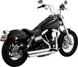 VANCE & HINES Big Shots Staggered Exhaust System - Chrome 17338