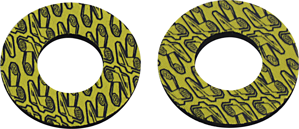 RENTHAL Grip Donutz - Black/Yellow G205