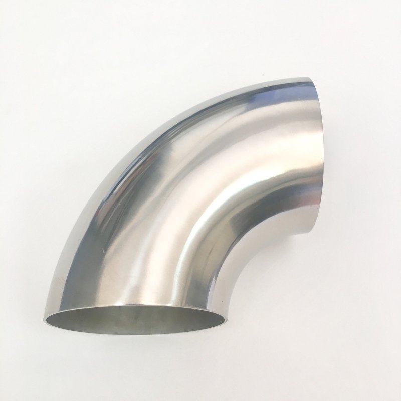 Ticon Industries 2.0in Diameter 90 1.1D/2.2in CLR 1mm/.039in Wall Thickness Titanium Elbow 101-05053-3111