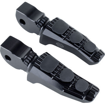 GILLES TOOLING Sport Footpegs - Driver - Black RGK-350-UF20-B