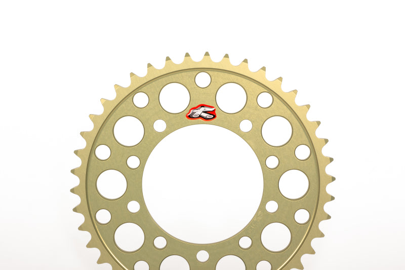 Renthal 84-90 Kawasaki ZX 550 Rear Sprocket - Hard Anodized 520-38P Teeth 184U-520-38P-HA