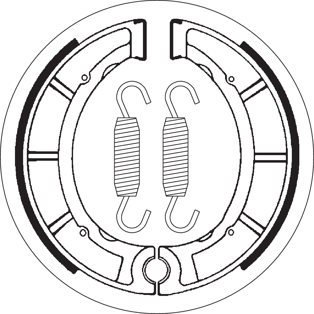 SBS Brake Shoes - Yamaha 2035