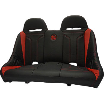 BS SAND Extreme Bench Seat - Black/Red EXBERDDTX