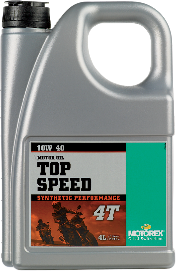 MOTOREX Top Speed Synthetic 4T Engine Oil - 10W-40 - 4L 102299