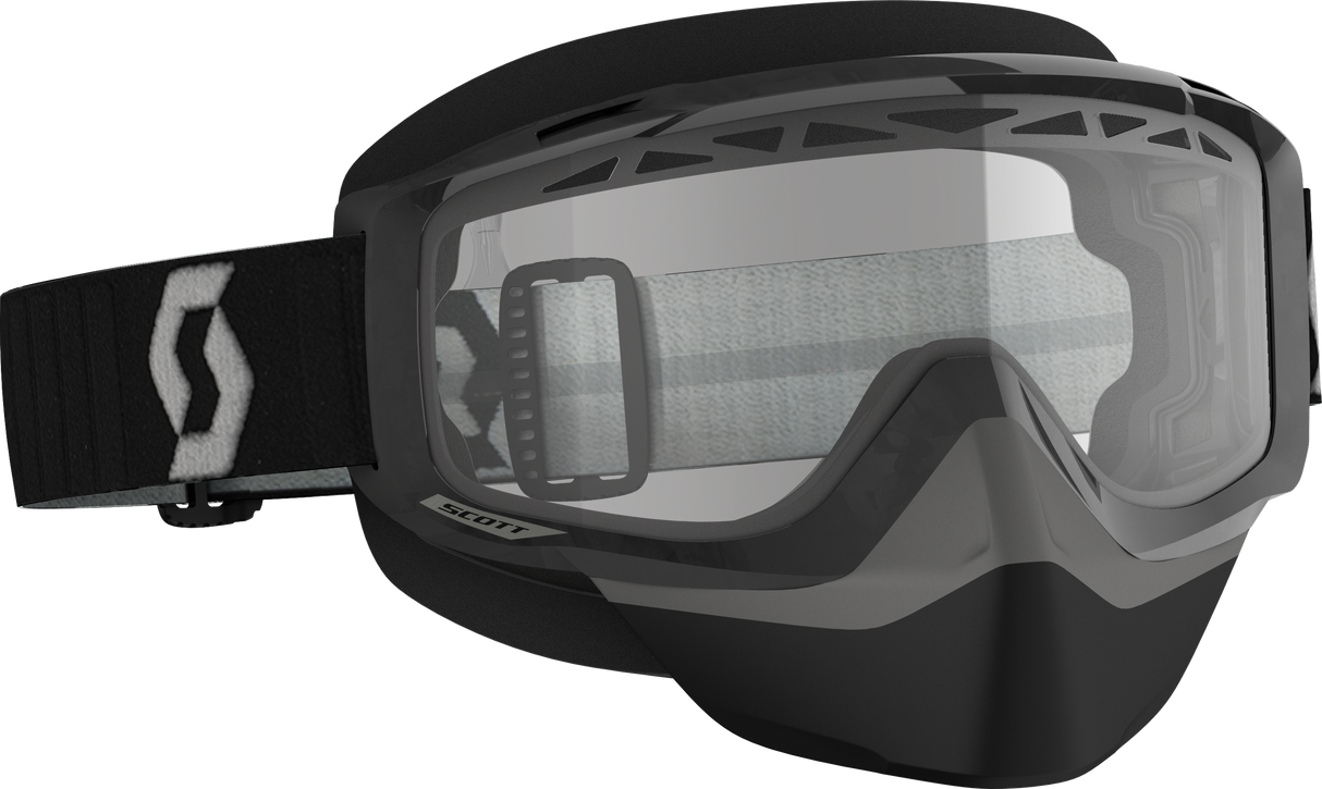 SCOTT Split Otg Snow Cross Goggle Black/Grey W/Clear 272850-1001043