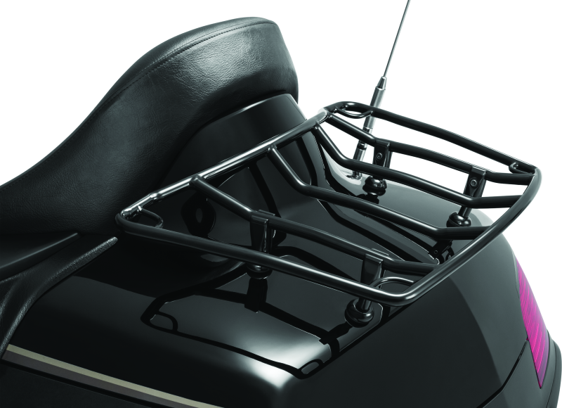 Kuryakyn Trunk Luggage Rack Adjustable Gloss Black