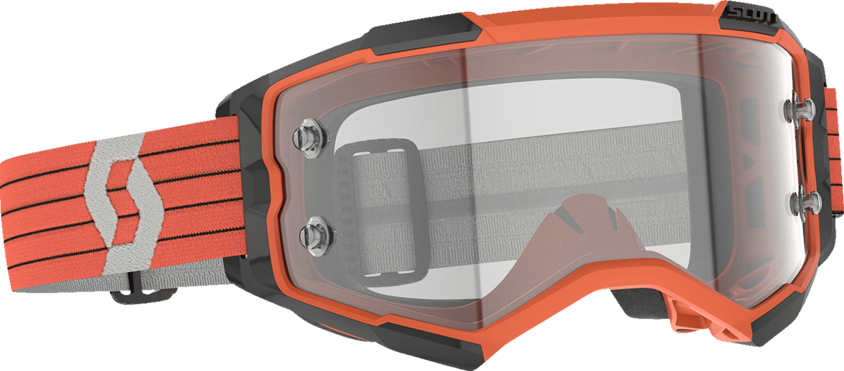 SCOTT Fury Goggle - Orange/Gray - Clear 274514-1011113